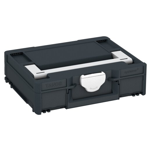 Tanos systainer³ M 112 anthracite grey (RAL 7016), closure white (RAL 9016), handle light grey (RAL 7035)