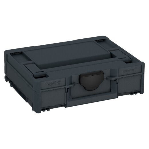 Tanos systainer³ M 112 anthrazit (RAL 7016), Verschluss schwarz (RAL 9004), Griff anthrazit (RAL 7016)