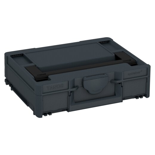 Tanos systainer³ M 112 anthracite grey (RAL 7016), closure anthracite grey (RAL 7016), handle signal black (RAL 9004)