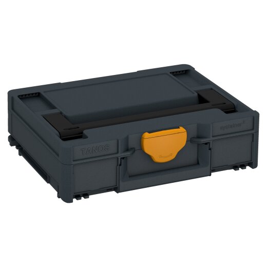 Tanos systainer³ M 112 anthracite grey (RAL 7016), closure daffodil yellow (RAL 1007), handle signal black (RAL 9004)