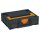Tanos systainer³ M 112 anthracite grey (RAL 7016), closure deep orange (RAL 2011), handle daffodil yellow (RAL 1007)
