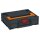 Tanos systainer³ M 112 anthracite grey (RAL 7016), closure carmine red (RAL 3002), handle deep orange (RAL 2011)