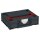 Tanos systainer³ M 112 anthracite grey (RAL 7016), closure light grey (RAL 7035), handle carmine red (RAL 3002)
