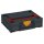 Tanos systainer³ M 112 anthracite grey (RAL 7016), closure daffodil yellow (RAL 1007), handle carmine red (RAL 3002)