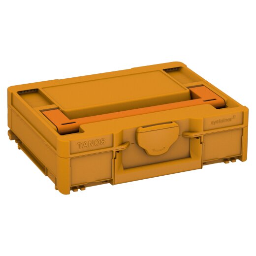 Tanos systainer³ M 112 narzissengelb (RAL 1007), Verschluss narzissengelb (RAL 1007), Griff tieforange (RAL 2011)