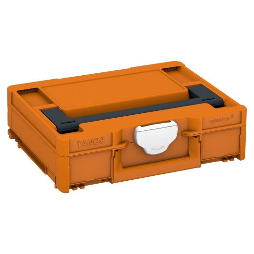Tanos systainer³ M 112 deep orange (RAL 2011), closure white (RAL 9016), handle anthracite grey (RAL 7016)