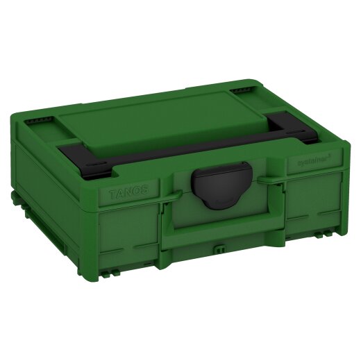 Tanos systainer³ M 137 emerald green (RAL 6001), closure signal black (RAL 9004), handle signal black (RAL 9004)