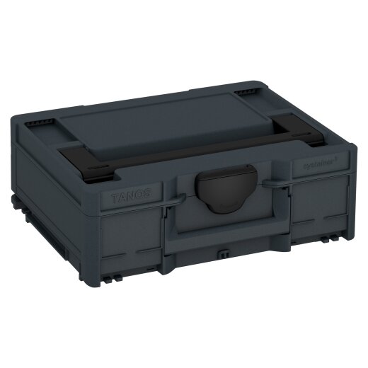 Tanos systainer³ M 137 anthrazit (RAL 7016), Verschluss schwarz (RAL 9004), Griff schwarz (RAL 9004)