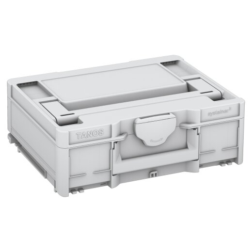 Tanos systainer³ M 137 lichtgrau (RAL 7035), Verschluss lichtgrau (RAL 7035), Griff lichtgrau (RAL 7035) - 83550002.1