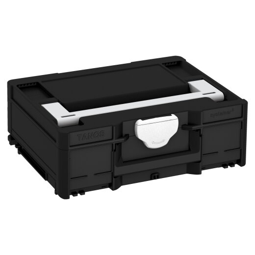 Tanos systainer³ M 137 signal black (RAL 9004), closure white (RAL 9016), handle light grey (RAL 7035)