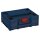 Tanos systainer³ M 137 saphire blue (RAL 5003), closure carmine red (RAL 3002), handle signal black (RAL 9004)
