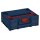 Tanos systainer³ M 137 saphire blue (RAL 5003), closure carmine red (RAL 3002), handle carmine red (RAL 3002)