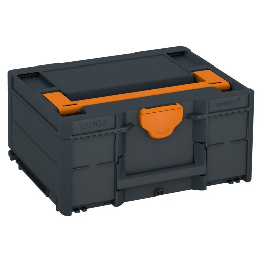 Tanos systainer³ M 187 anthrazit (RAL 7016), Verschluss tieforange (RAL 2011), Griff tieforange (RAL 2011)