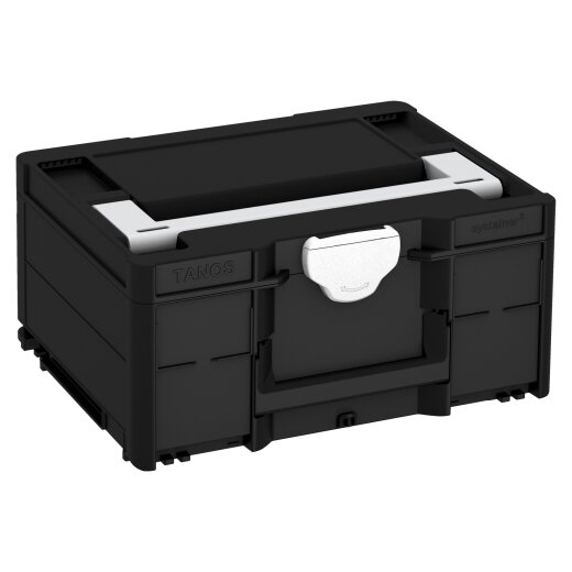 Tanos systainer³ M 187 signal black (RAL 9004), closure white (RAL 9016), handle light grey (RAL 7035)