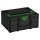 Tanos systainer³ M 187 signal black (RAL 9004), closure emerald green (RAL 6001), handle emerald green (RAL 6001)