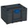 Tanos systainer³ M 237 anthracite grey (RAL 7016), closure signalblue (HKS 43 K), handle anthracite grey (RAL 7016)