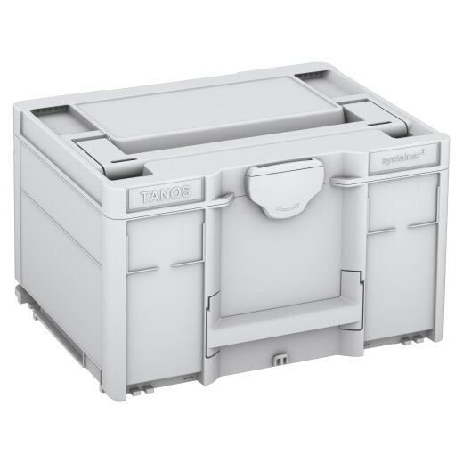 Tanos systainer³ M 237 lichtgrau (RAL 7035), Verschluss lichtgrau (RAL 7035), Griff lichtgrau (RAL 7035) - 83550004.1