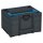 Tanos systainer³ M 237 anthracite grey (RAL 7016), closure signal black (RAL 9004), handle Sky blue (RAL 5015)