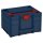 Tanos systainer³ M 237 saphire blue (RAL 5003), closure carmine red (RAL 3002), handle carmine red (RAL 3002)