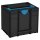 Tanos systainer³ M 337 signal black (RAL 9004), closure Sky blue (RAL 5015), handle Sky blue (RAL 5015)