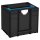 Tanos systainer³ M 337 signal black (RAL 9004), closure white (RAL 9016), handle Sky blue (RAL 5015)