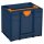 Tanos systainer³ M 337 saphire blue (RAL 5003), closure deep orange (RAL 2011), handle deep orange (RAL 2011)