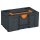 Tanos systainer³ L 237 anthracite grey (RAL 7016), closure deep orange (RAL 2011), handle deep orange (RAL 2011)