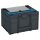 Tanos systainer³ Deckelfach M 237 anthracite grey (RAL 7016), closure anthracite grey (RAL 7016), handle Sky blue (RAL 5015)