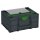 Tanos systainer³ Deckelfach M 187 anthracite grey (RAL 7016), closure emerald green (RAL 6001), handle emerald green (RAL 6001)