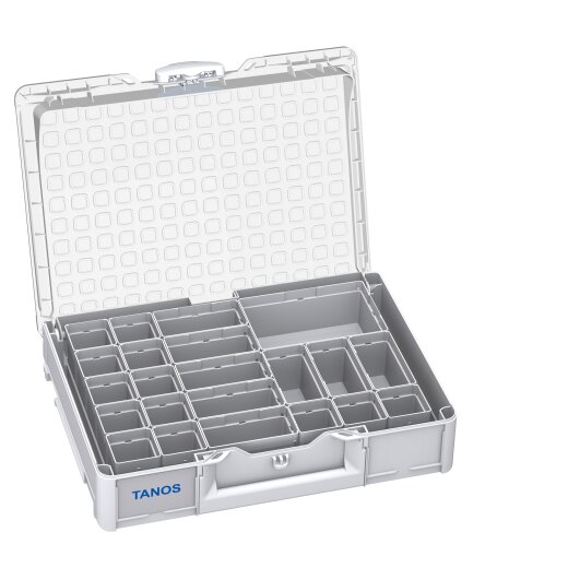 Tanos systainer³ Organizer M 89 22 Boxen lichtgrau (RAL 7035), Verschluss lichtgrau (RAL 7035)