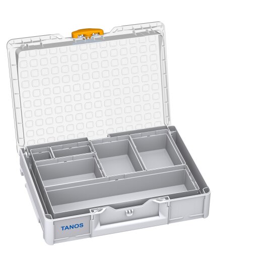 Tanos systainer³ Organizer M 89 6 Boxen systainer³ Organizer M 89 6 boxes (RAL 7035), closure daffodil yellow (RAL 1007)