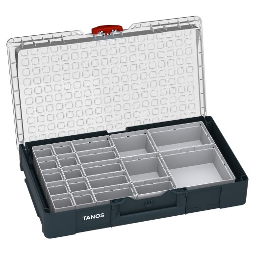 Tanos systainer³ Organizer L 89 20 Boxen systainer³ Organizer M 89 20 boxes (RAL 7016), closure carmine red (RAL 3002)