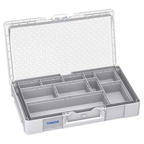 Tanos systainer³ Organizer L 89 10 Boxen systainer³ Organizer M 89 10 boxes (RAL 7035), closure white (RAL 9016)