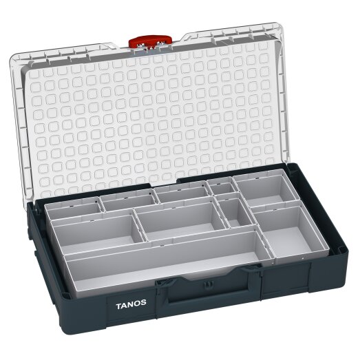 Tanos systainer³ Organizer L 89 10 Boxen systainer³ Organizer M 89 10 boxes (RAL 7016), closure carmine red (RAL 3002)