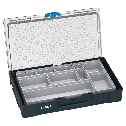 Tanos systainer³ Organizer L 89 10 Boxen systainer³ Organizer M 89 10 boxes (RAL 7016), closure Sky blue (RAL 5015)
