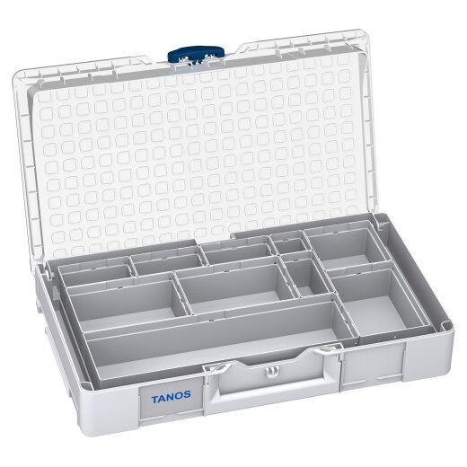 Tanos systainer³ Organizer L 89 10 Boxen systainer³ Organizer M 89 10 boxes (RAL 7035), closure saphire blue (RAL 5003)