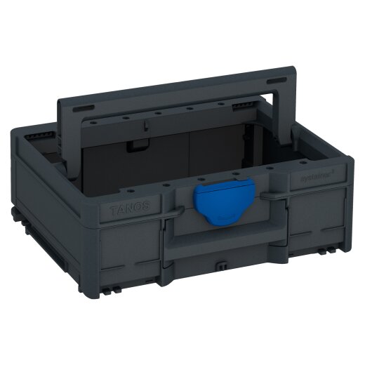 Tanos systainer³ ToolBox M 137 anthrazit (RAL 7016), closure signalblue (HKS 43 K)