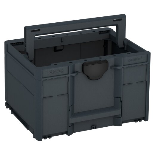 Tanos systainer³ ToolBox M 237 anthrazit (RAL 7016), Verschluss schwarz (RAL 9004)