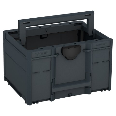 Tanos systainer³ ToolBox M 237 anthrazit (RAL 7016), Verschluss schwarz (RAL 9004)