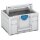 Tanos systainer³ ToolBox M 237 lichtgrau (RAL 7035), Verschluss himmelblau (RAL 5015)
