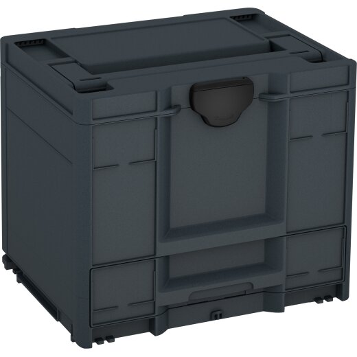 Tanos systainer³ Combi M 337 anthrazit (RAL 7016), Verschluss schwarz (RAL 9004), Griff anthrazit (RAL 7016)