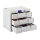 Tanos systainer³ Sortainer/3 M 337 anthrazit (RAL 7016), closure white (RAL 9016), handle white (RAL 9016)