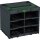 Tanos systainer³ Rack/0 M 337 anthrazit (RAL 7016), closure emerald green (RAL 6001), handle emerald green (RAL 6001)