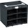 Tanos systainer³ Rack/0 M 337 anthrazit (RAL 7016), closure white (RAL 9016), handle white (RAL 9016)