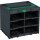 Tanos systainer³ Rack/0 M 337 anthrazit (RAL 7016), closure signal green (HKS 54 K), handle signal green (HKS 54 K)