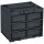 Tanos systainer³ Rack/6 M 337 anthrazit (RAL 7016), closure anthracite grey (RAL 7016), handle anthracite grey (RAL 7016)