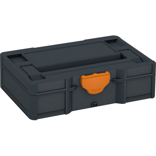 Tanos systainer³ S 76 anthrazit (RAL 7016), Verschluss tieforange (RAL 2011)