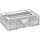 Tanos systainer³ S 76 Deckel transparent, Grundkörper lichtgrau (RAL 7035), Verschluss lichtgrau (RAL 7035)