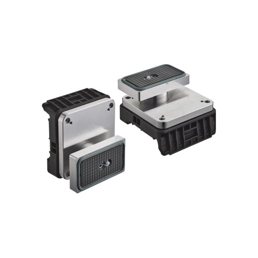 Schmalz Blocksauger VCBL-S6-HD 128x75x75mm für Biesse mit Tastventil