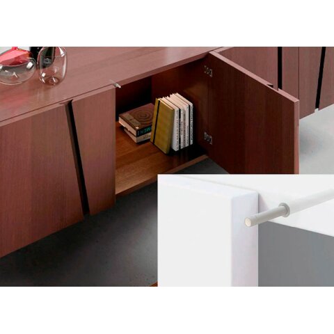 car-matic Ø10mm Push to Open 37mm Türöffner weiß extra Stark 200 Stück